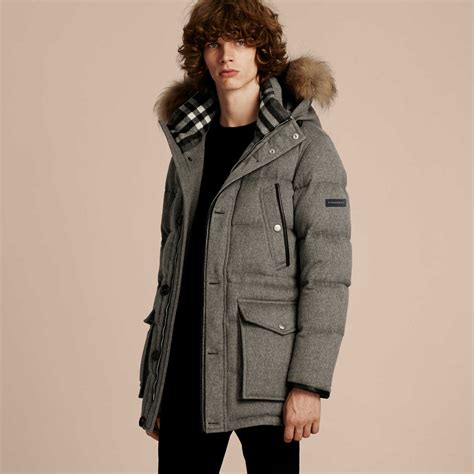 burberry down-filled cashmere hooded parka|burberry cashmere cape coat.